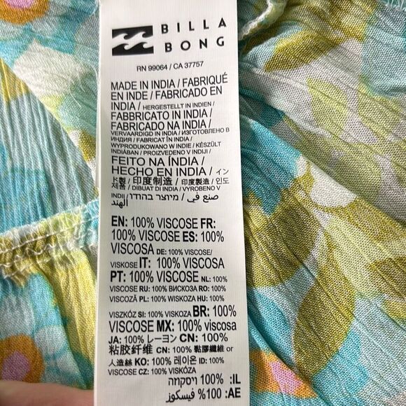NWOT Billabong surf Ocean Eyes Something Pretty dress XS - Picture 9 of 11